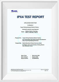 Distributeur de savon à capteur automatique IPX4 REPORT
